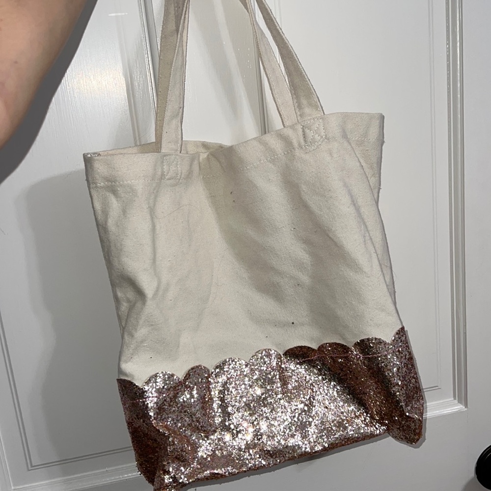 Rose Gold Sparkle Tote Bag
